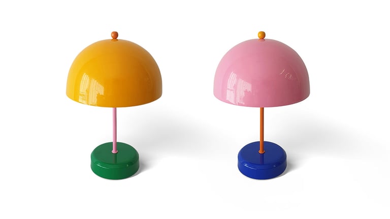 LAMPE LED À POSER COLOR DROP - ROSE Image 9