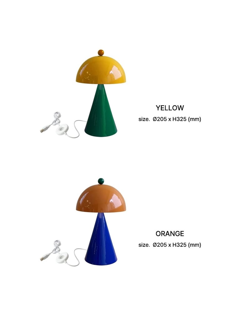 LAMPE LED À POSER NEW COLOR DROP - ORANGE Image 17