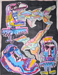 Image 1 of POND LIFE — original artwork — collaboration with Daniel Green and Marc Craig