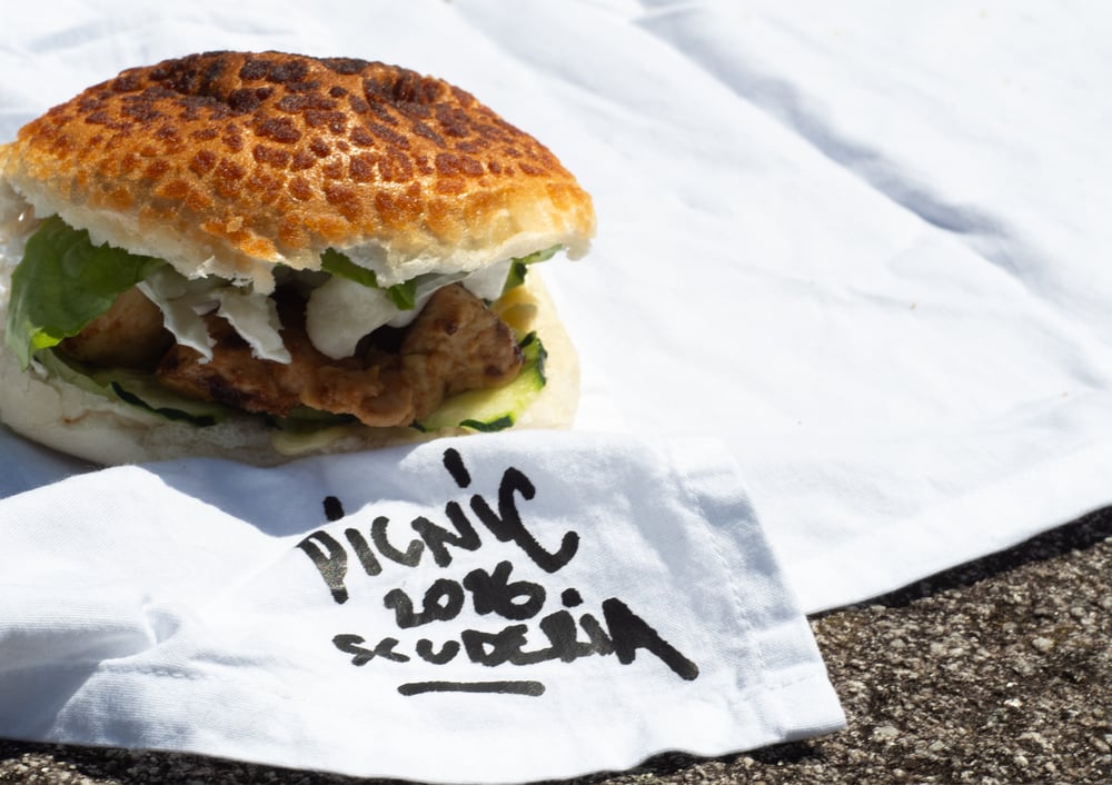 Image of Serviettes PICNIC blanc