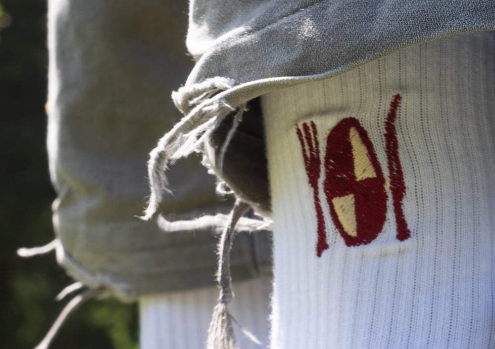 Image of Chaussettes PICNIC blanches