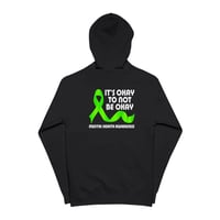 Image 1 of "It's Okay To Not Be Okay" Zip-Up Hoodie