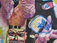 Image 3 of A3 Giclée Art Print — TWO HIGH SOCIETY… — collaboration with Louise Bird and Marc Craig