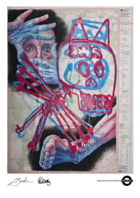 Image 1 of A3 Giclée Art Print — REQUIEM FOR EDELWEISS — collaboration with Louise Bird and Marc Craig