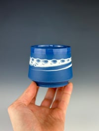 Image 1 of No. 11 | Blue Porcelain Tumbler 