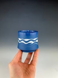 Image 1 of No. 13 | Blue Porcelain Tumbler 