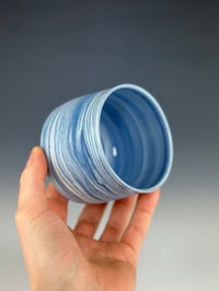 Image 2 of No. 31 | Blue and White Marbled Tumbler 