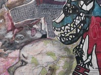 Image 4 of A3 Giclée Art Print — THE MARTYRDOM… — collaboration with Non Gallagher and Marc Craig