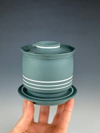 Image 1 of No. 36 | Teal Porcelain Gaiwan 