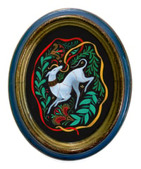 "Herald" in blue oval frame