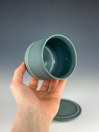 Image 2 of No. 37 | Teal Porcelain Cup & Saucer  