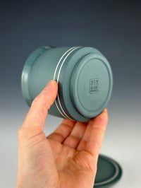 Image 3 of No. 37 | Teal Porcelain Cup & Saucer  