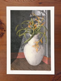 Image 1 of Hawk-feet in bloom · Riso Print