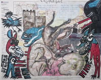 Image 1 of THE MARTYRDOM OF GELERT — original artwork — collaboration with Non Gallagher and Marc Craig