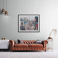Image 2 of THE MARTYRDOM OF GELERT — original artwork — collaboration with Non Gallagher and Marc Craig