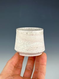 Image 1 of No. 44 | Marbled White and Pink Espresso Cup 