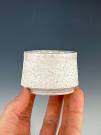 Image 1 of No. 45 | Marbled White and Pink Espresso Cup 