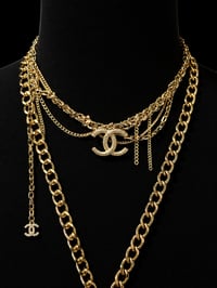 Image 2 of The “CHARLIE” Chains Necklace Stack
