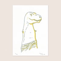 Venus De Dino - Letterpress Print
