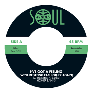 Image of Homer Banks - I've Got A Feeling / Either You Love Me Or Leave Me - Mailing w/c 11th May