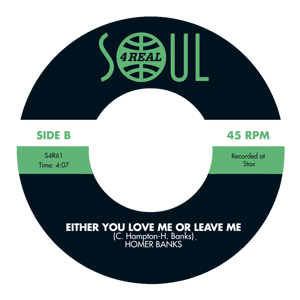 Image of Homer Banks - I've Got A Feeling / Either You Love Me Or Leave Me - Mailing w/c 11th May