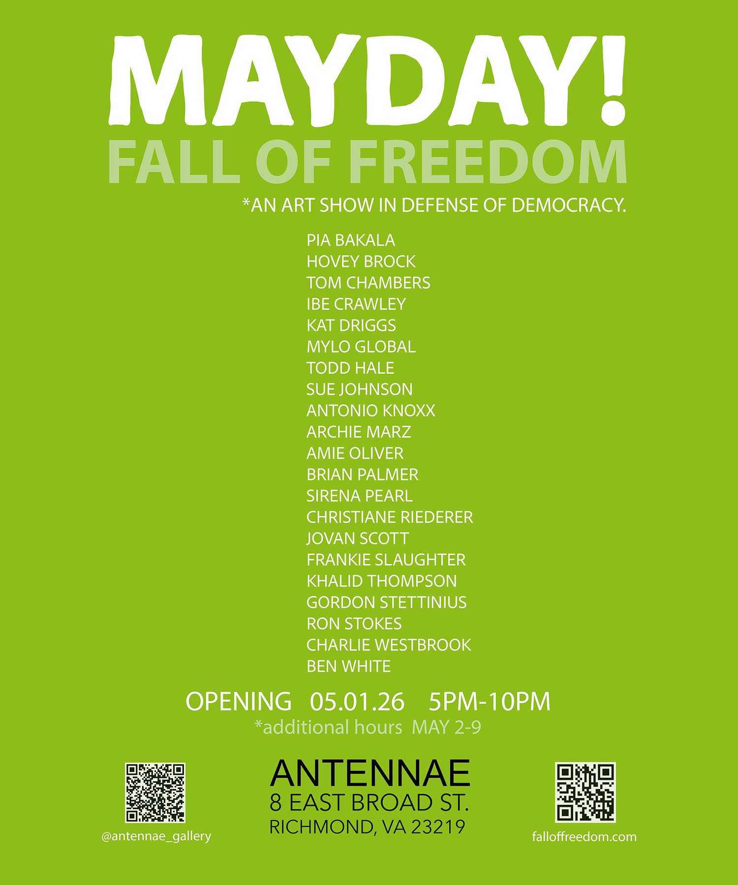 MAYDAY! Fall of Freedom price list 2026