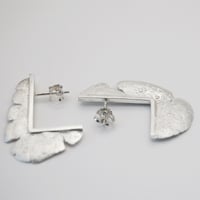 Image 5 of Sterling silver Medusa Earrings