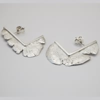 Image 2 of Sterling silver Medusa Earrings