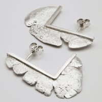 Image 3 of Sterling silver Medusa Earrings