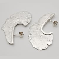 Image 1 of Silver Medusa Earrings