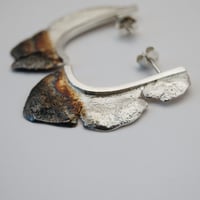 Image 4 of Half Oxidise Medusa earrings 