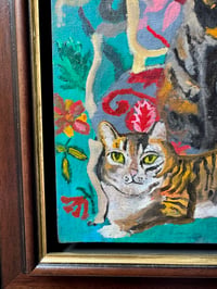 Image 3 of Three Cats on a chair