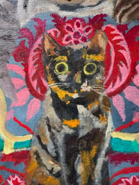 Image 2 of Three Cats on a chair