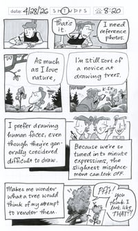 NEW!! Daily Comic 4/28: How to Draw a Tree