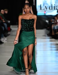 Image 1 of Emerald Luxe Sequin Gown