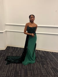 Image 2 of Emerald Luxe Sequin Gown