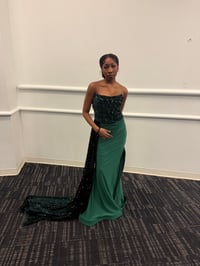 Image 3 of Emerald Luxe Sequin Gown