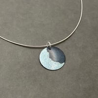 Image 2 of Grey Crescent Moon Pendant