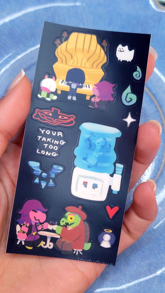 Image of Mini Sticker Sheet - Deltarune Chapter 4 