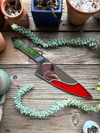 Image 1 of Dark Green Sparkly Stabber