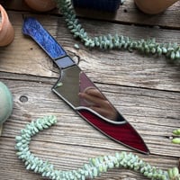 Image 1 of Blue and Purple Van Goh Stabber