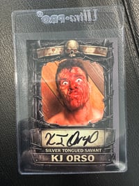 Image 2 of Double Autographed I Quit Match Card