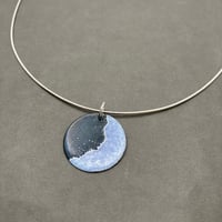 Image 2 of Purple Crescent Moon Pendant