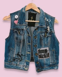 Image 3 of DEER ¥ FESTIVAL GILET ¥ VINTAGE WESTE  ¥ UPCYCLED ¥ IBIZA