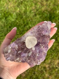 Image 8 of Amethyst x Calcite Cluster #2