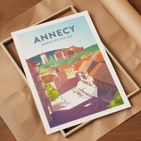 Image 1 of Affiche Fine Art - Annecy - Vieille -ville