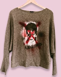 Image 2 of LEGEND  ¥ HANDBEDRUCKT ¥ PULLOVER EINZELSTÜCK ¥ IBIZA 
