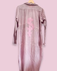 Image 3 of ART SALE HANDGEFÄRBT ✘  HEMDKLEID ✘ IBIZA PRINT  ✘ VINTAGE  ✘ UPCYCLED 1