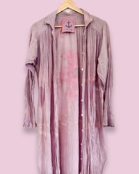 Image 2 of ART SALE HANDGEFÄRBT ✘  HEMDKLEID ✘ IBIZA PRINT  ✘ VINTAGE  ✘ UPCYCLED 1