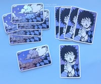 Image 1 of Sad Harlequin stickers
